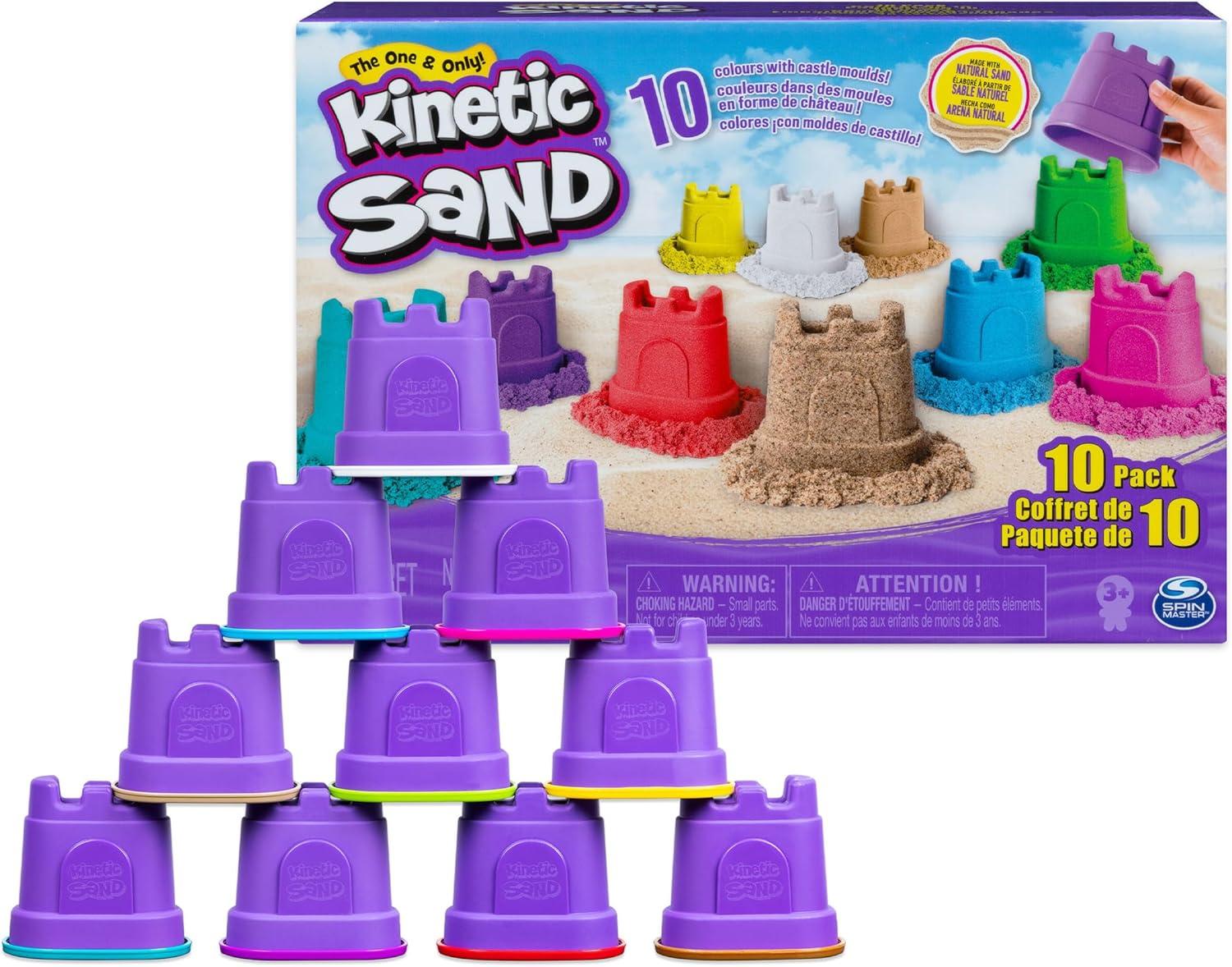 Kinetic Sand Castle Container Sand Art 10pk