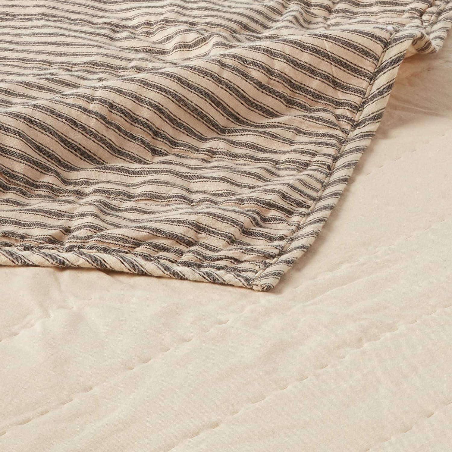 Sawyer Mill Cotton Striped Coverlet Set