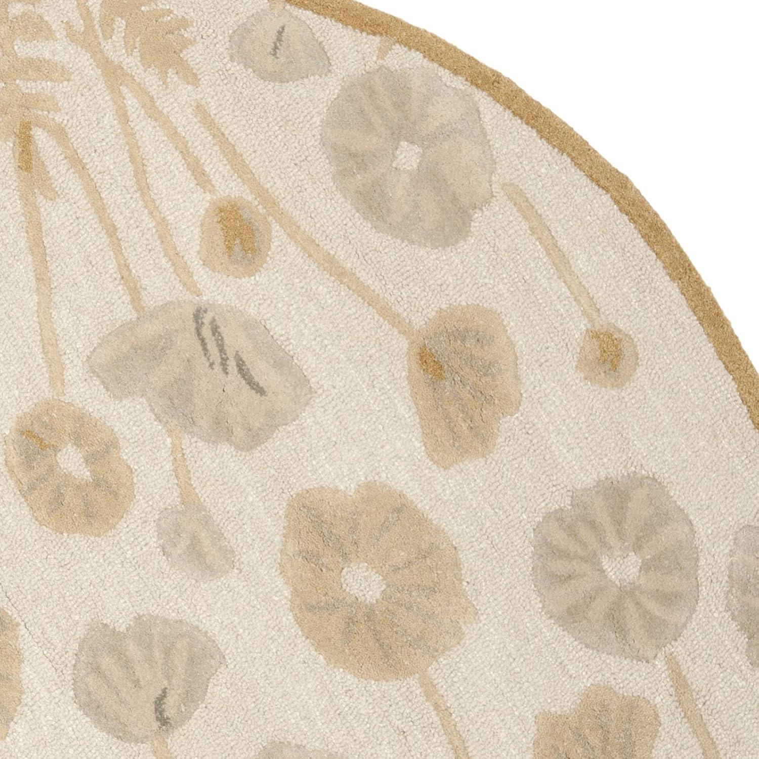 SAFAVIEH Martha Stewart Poppy Glossary Floral Area Rug, Cayenne Red, 2'6" x 4'3"