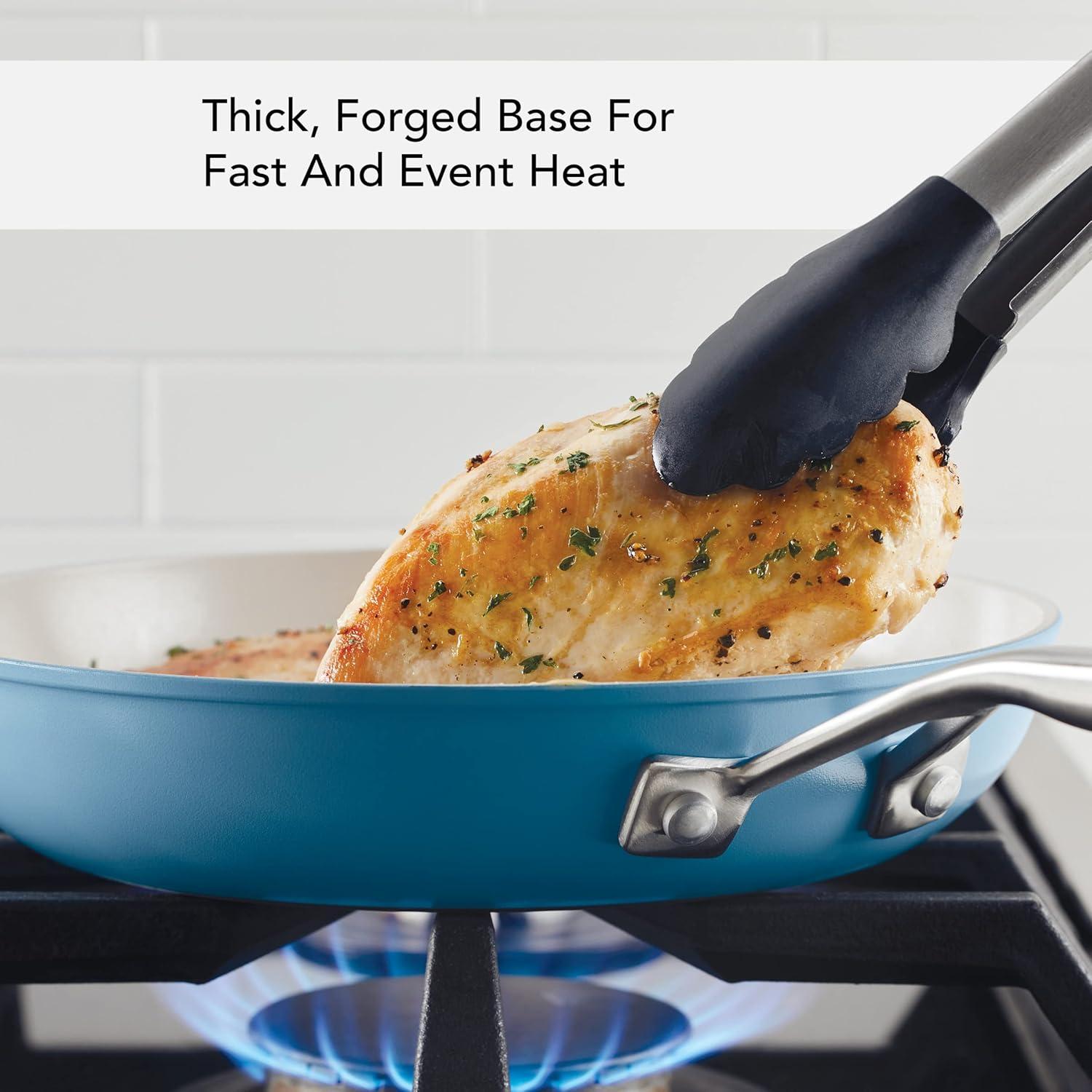KitchenAid ® Blue Velvet Hard-Anodized Ceramic Non-Stick 10-Piece Cookware Set