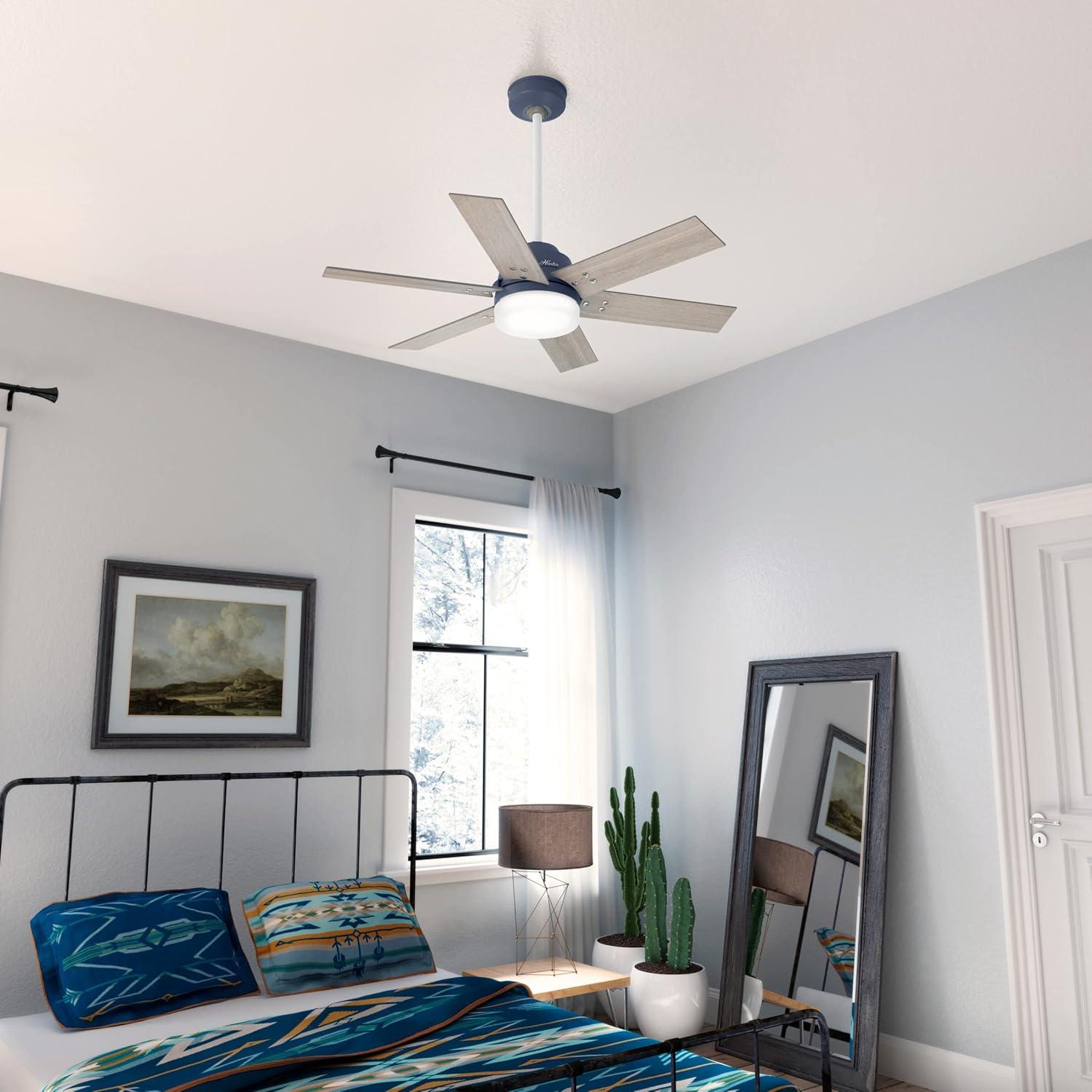 44" Pacer 6 - Blade Ceiling Fan with Lights and Remote