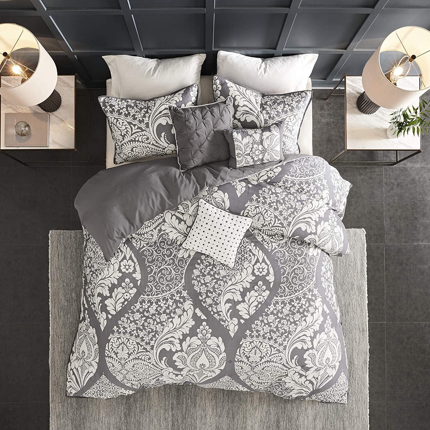 Vienna 6 Piece Cotton Sateen Duvet Cover Set