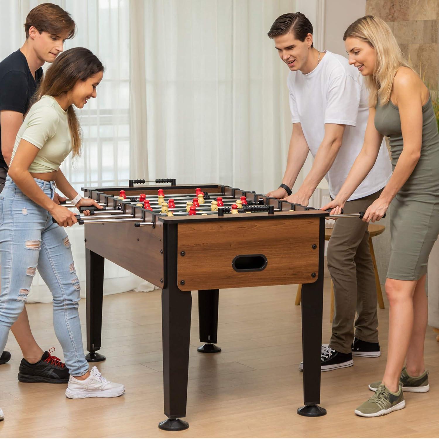 Classic 54" Wood and Steel Foosball Table