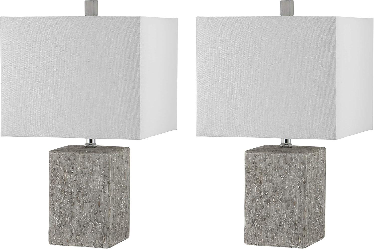 Jaxon Ceramic Table Lamp (Set of 2) - Grey - Safavieh.