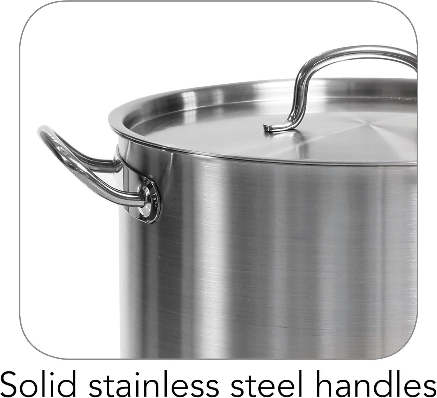 Tramontina Gourmet Aluminum Stock Pot with Lid