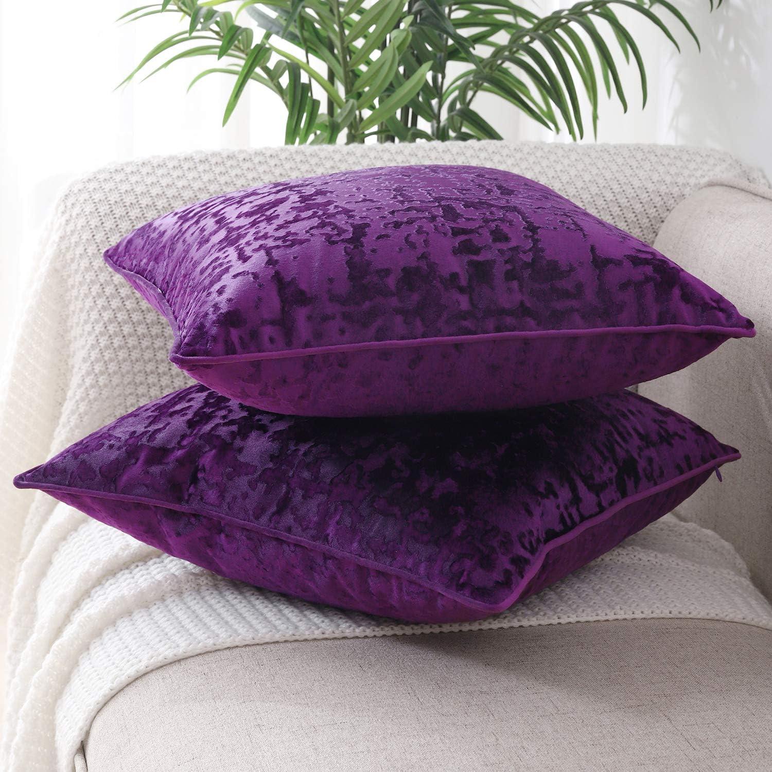 Velvet Reversible Pillow Cover