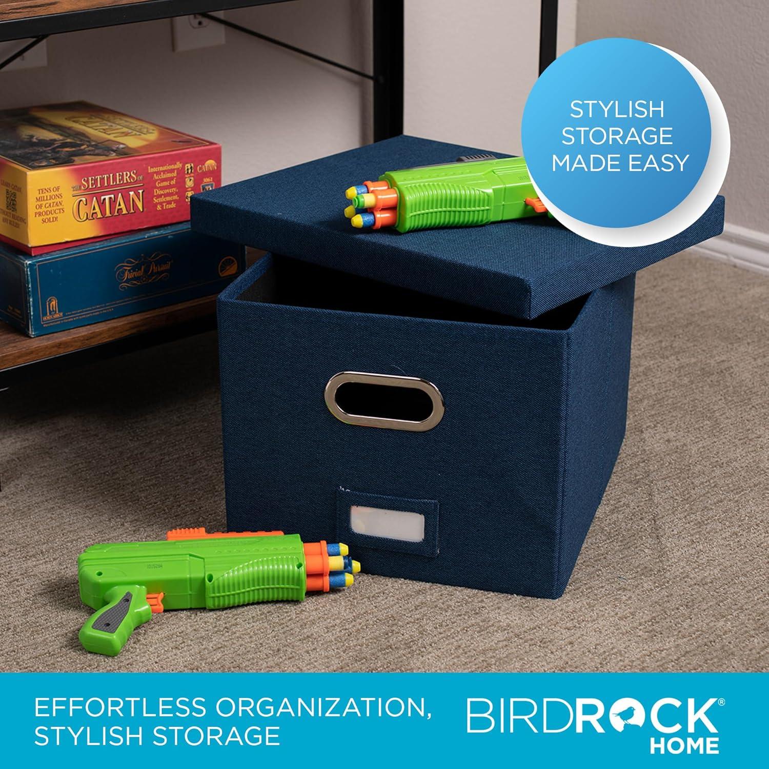 BirdRock Home Internet's Best Collapsible File Storage Fabric Box & Reviews | Wayfair