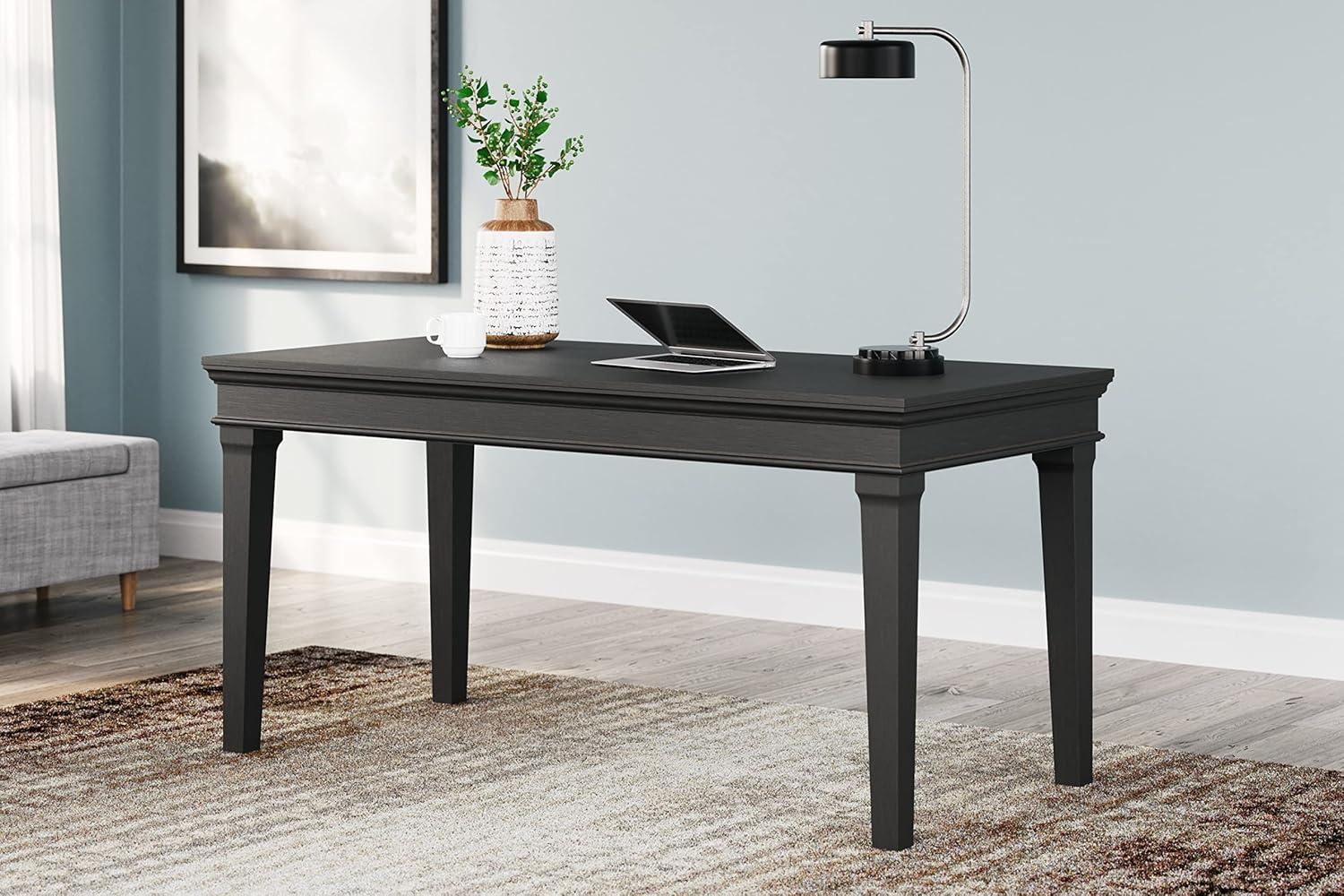 Signature Design by Ashley Traditional Beckincreek Home Office Desk, Black