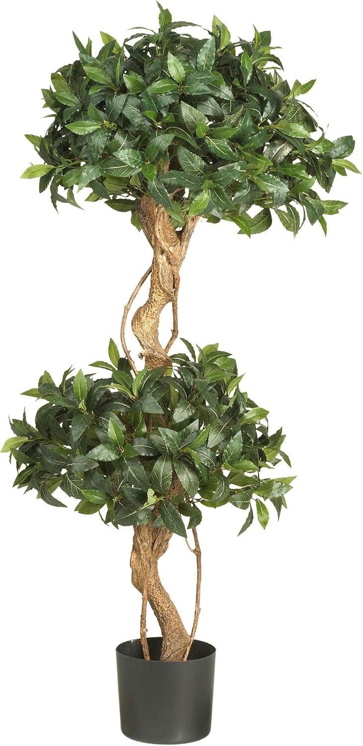 4' Sweet Bay Double Ball Topiary Silk Tree