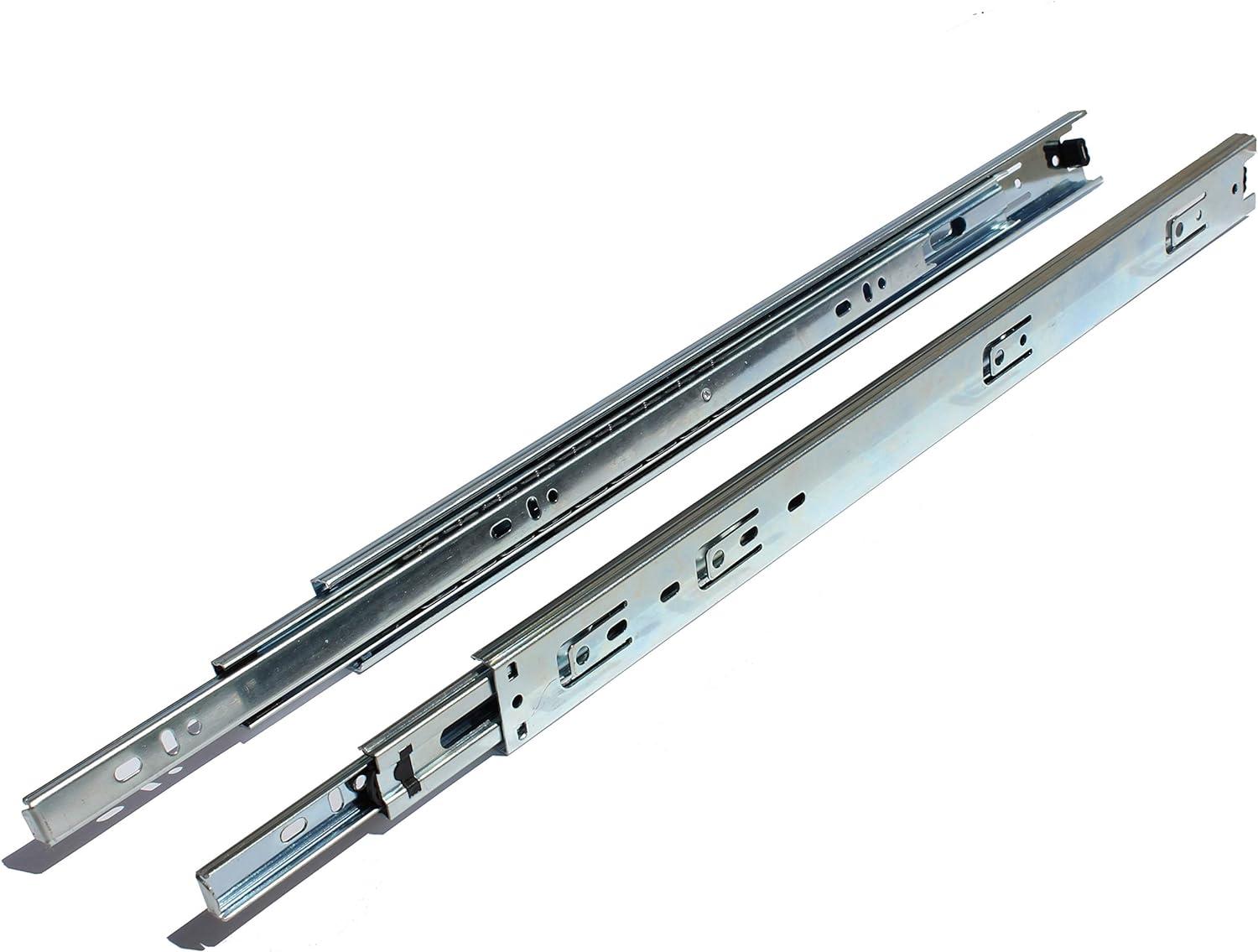 16" Steel Side Mount Full Extension Drawer Slides