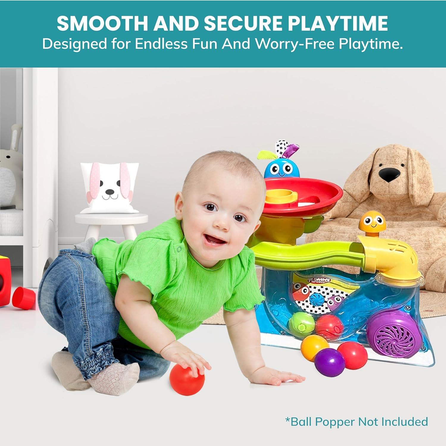 Botabee Set of 5 Multi-Colored Replacement Balls for Ball Popper Toys in Assorted Colors - Vibrant and Durable Plastic