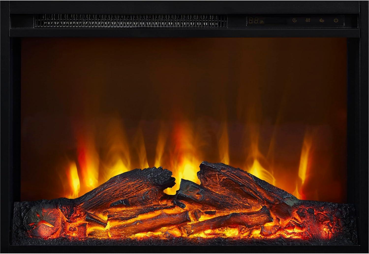 Ameriwood Home Farmington Electric Fireplace Console for TVs up to 60", Rustic