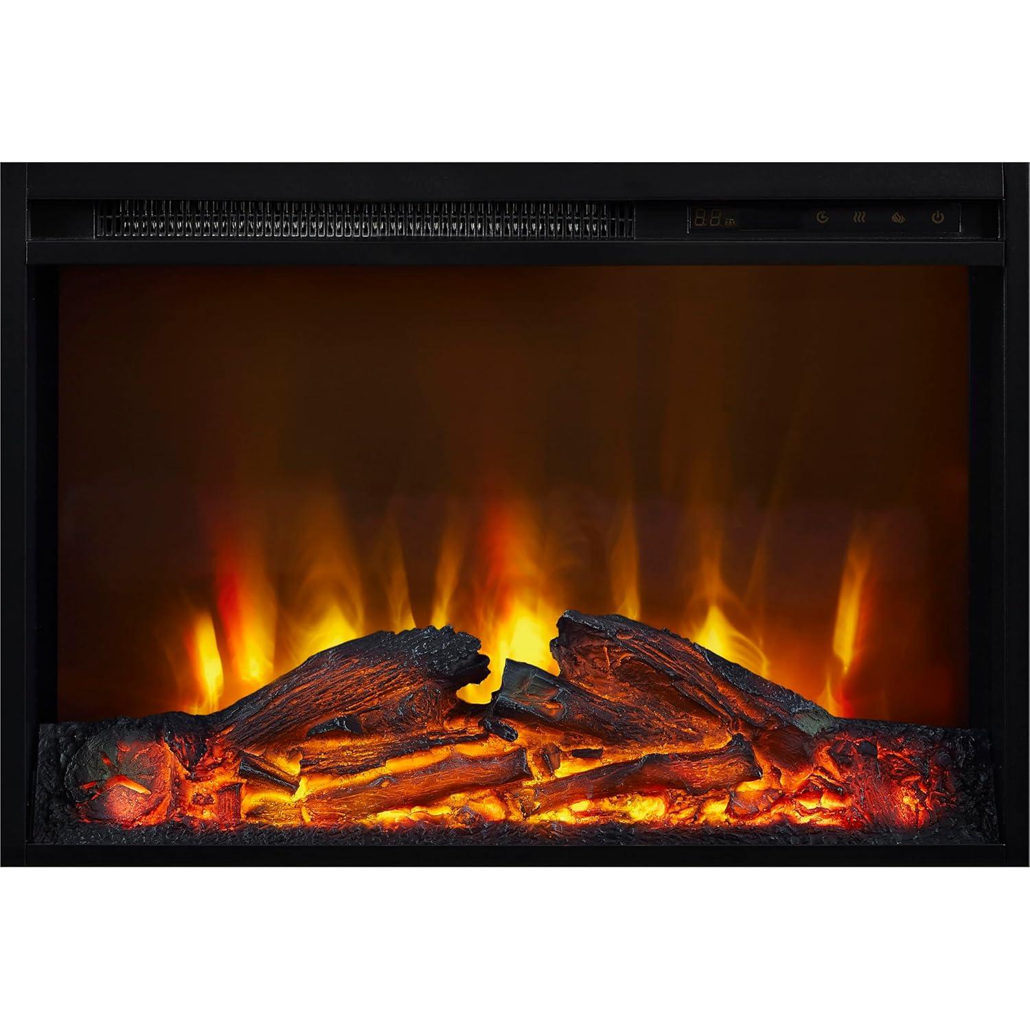Ameriwood Home Farmington Electric Fireplace Console for TVs up to 60", Rustic