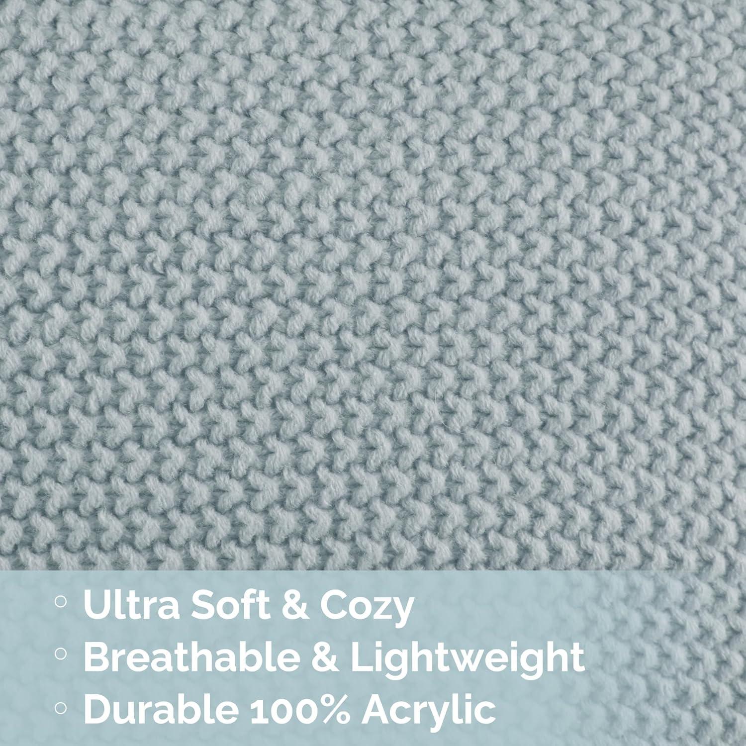 INK+IVY Tino Knit Square Euro Pillow Sham
