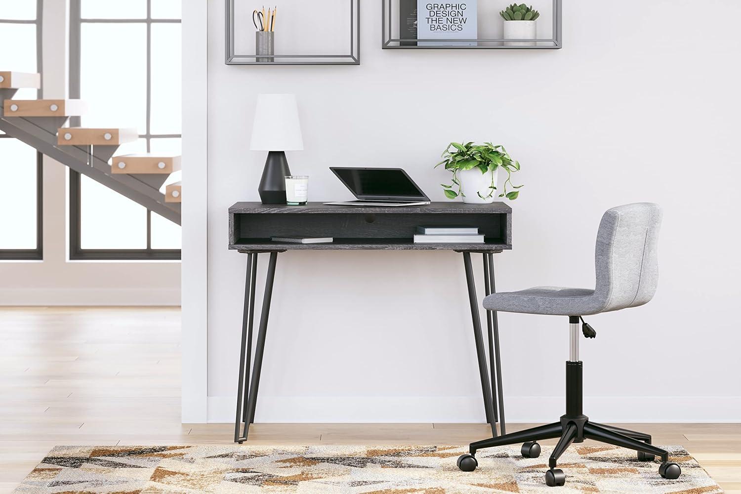 Signature Design by Ashley Strumford 36" Home Office Desk, Charcoal