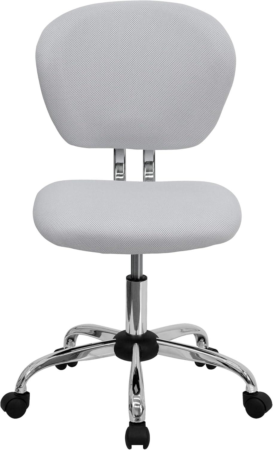Flash Furniture Beverly Mid-Back Swivel Mesh Office Chair with Padded Seat by Flash Furniture | Wayfair