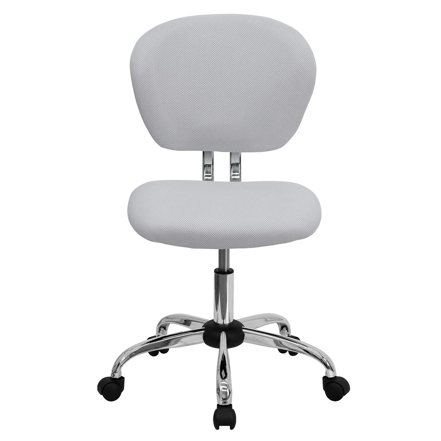 Flash Furniture Beverly Mid-Back Swivel Mesh Office Chair with Padded Seat by Flash Furniture | Wayfair