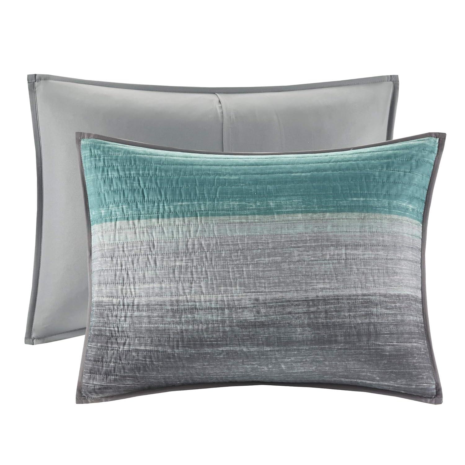 Madison Park Essentials Saben Microfiber Quilt Set with Cotton Bed Sheets