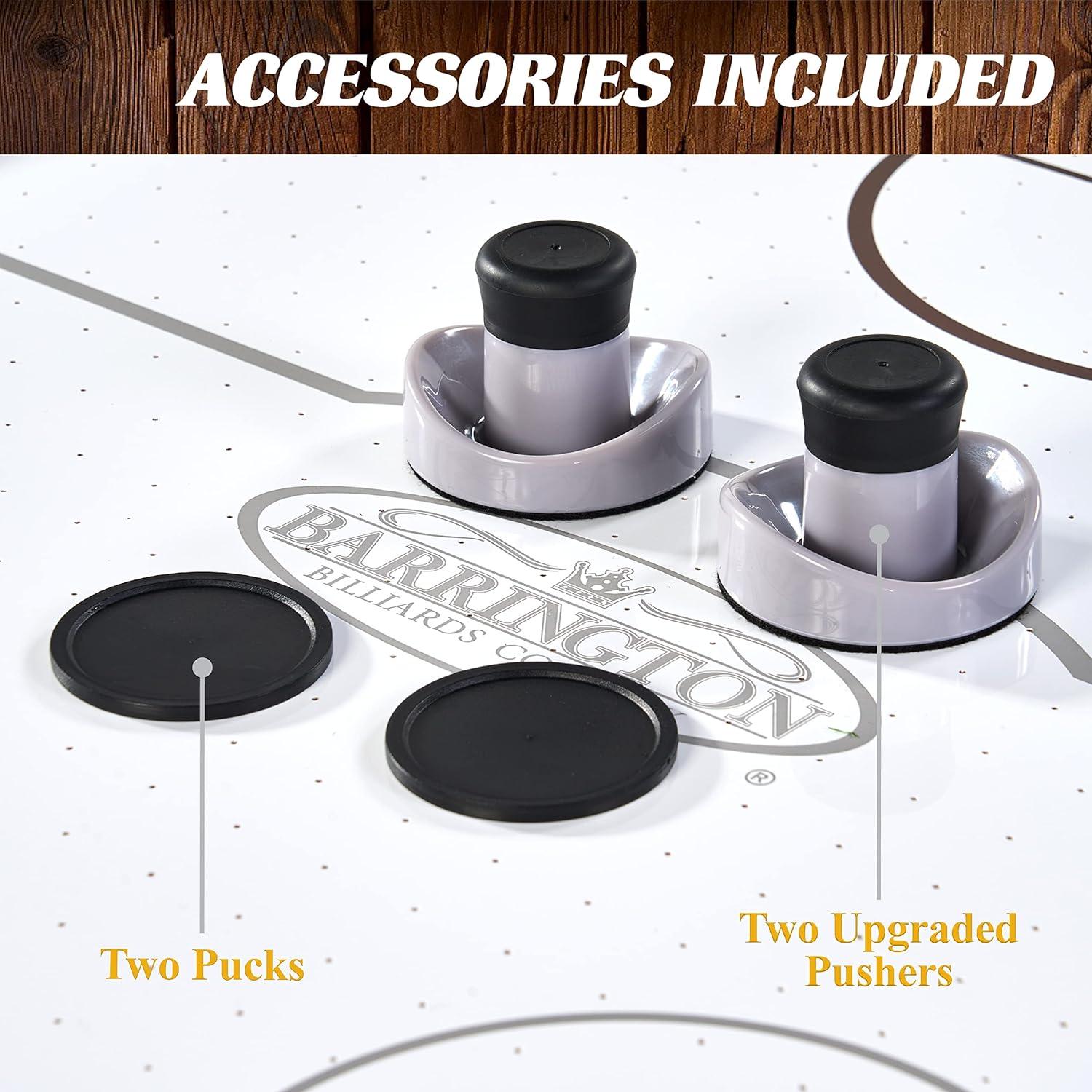 Barrington Billiards Company Barrington Urban 7' Air Powered Hockey Table With Pusher And Puck Set