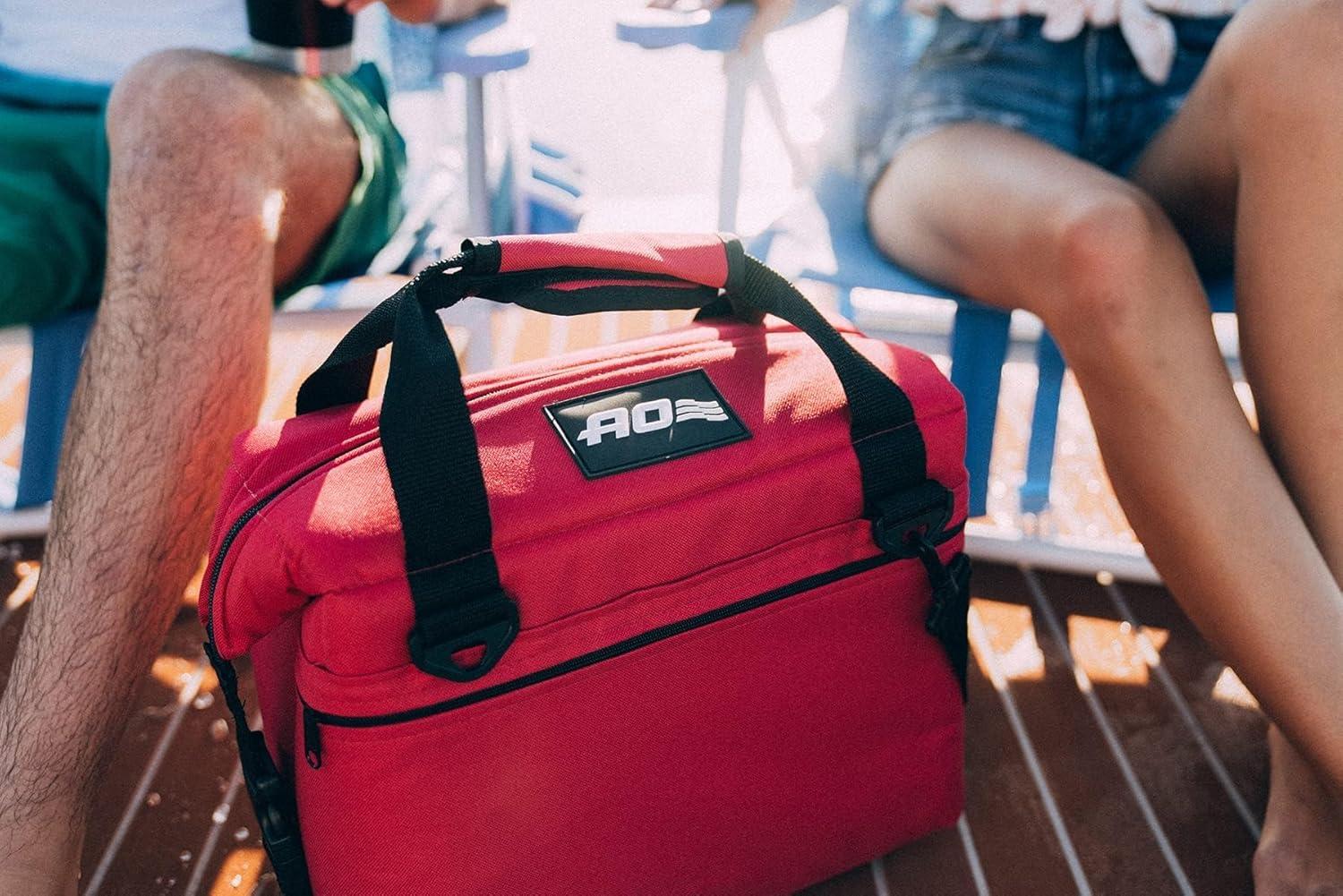 Black High-Density Insulated Soft-Sided Cooler Bag