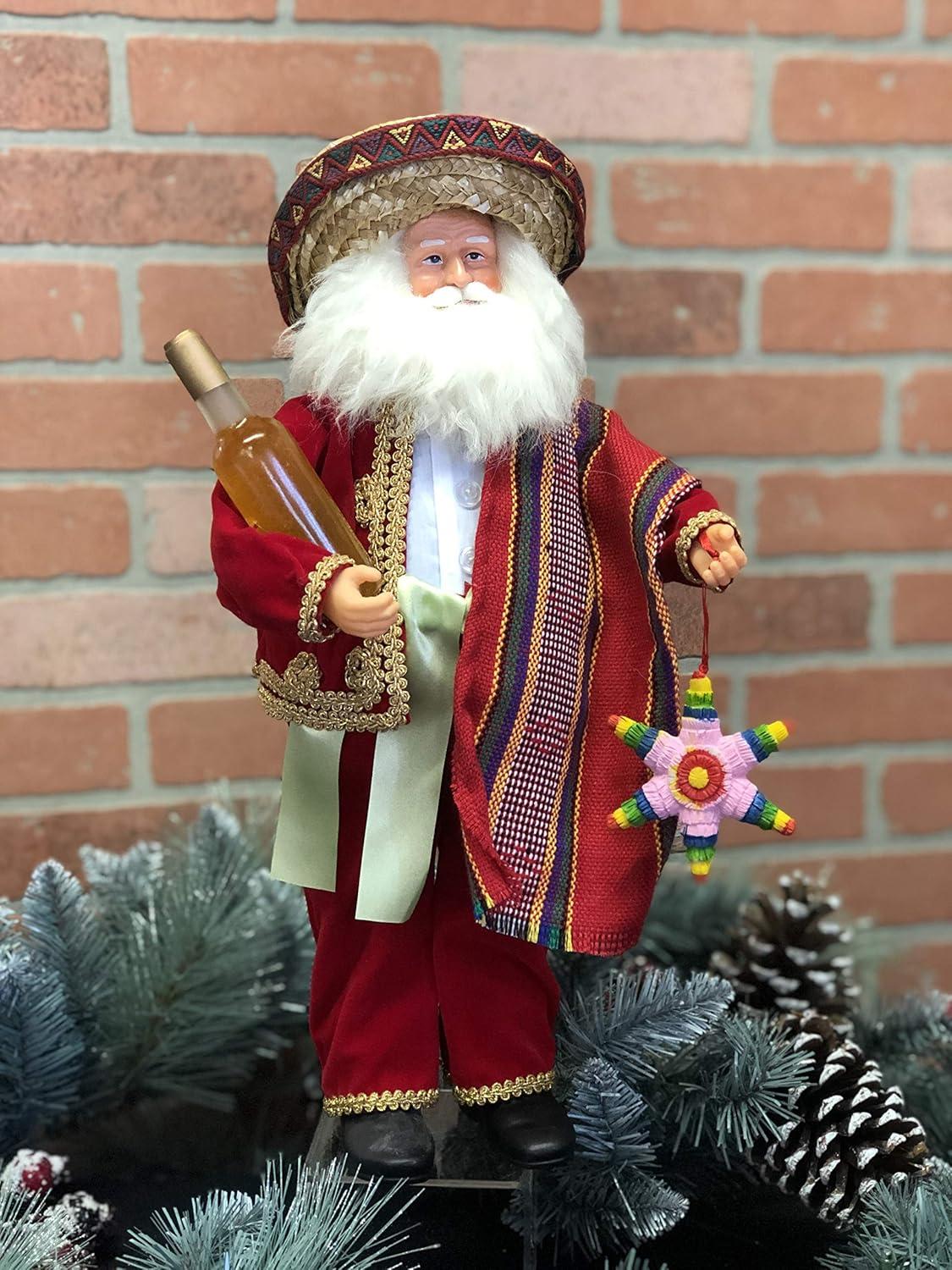 18" Mexican Santa - Red