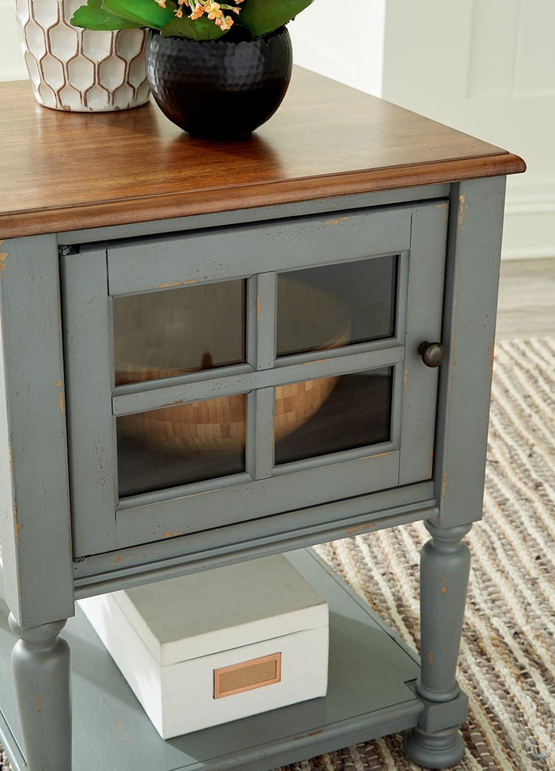 Signature Design by Ashley Casual Mirimyn Accent Cabinet  Gray/Brown