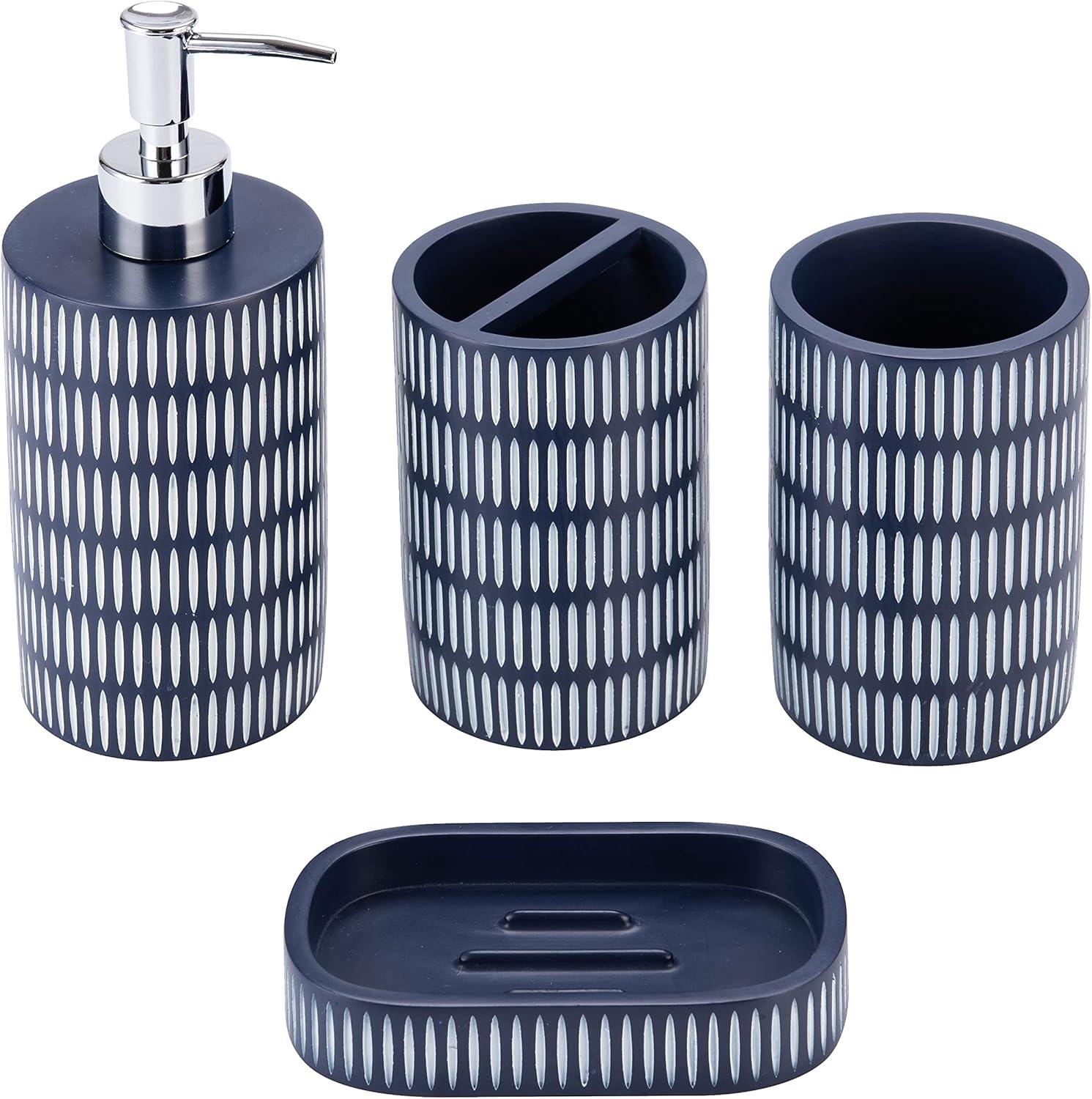 Bungalow Rose Tethys Bathroom Accessory Set (Set of 4)