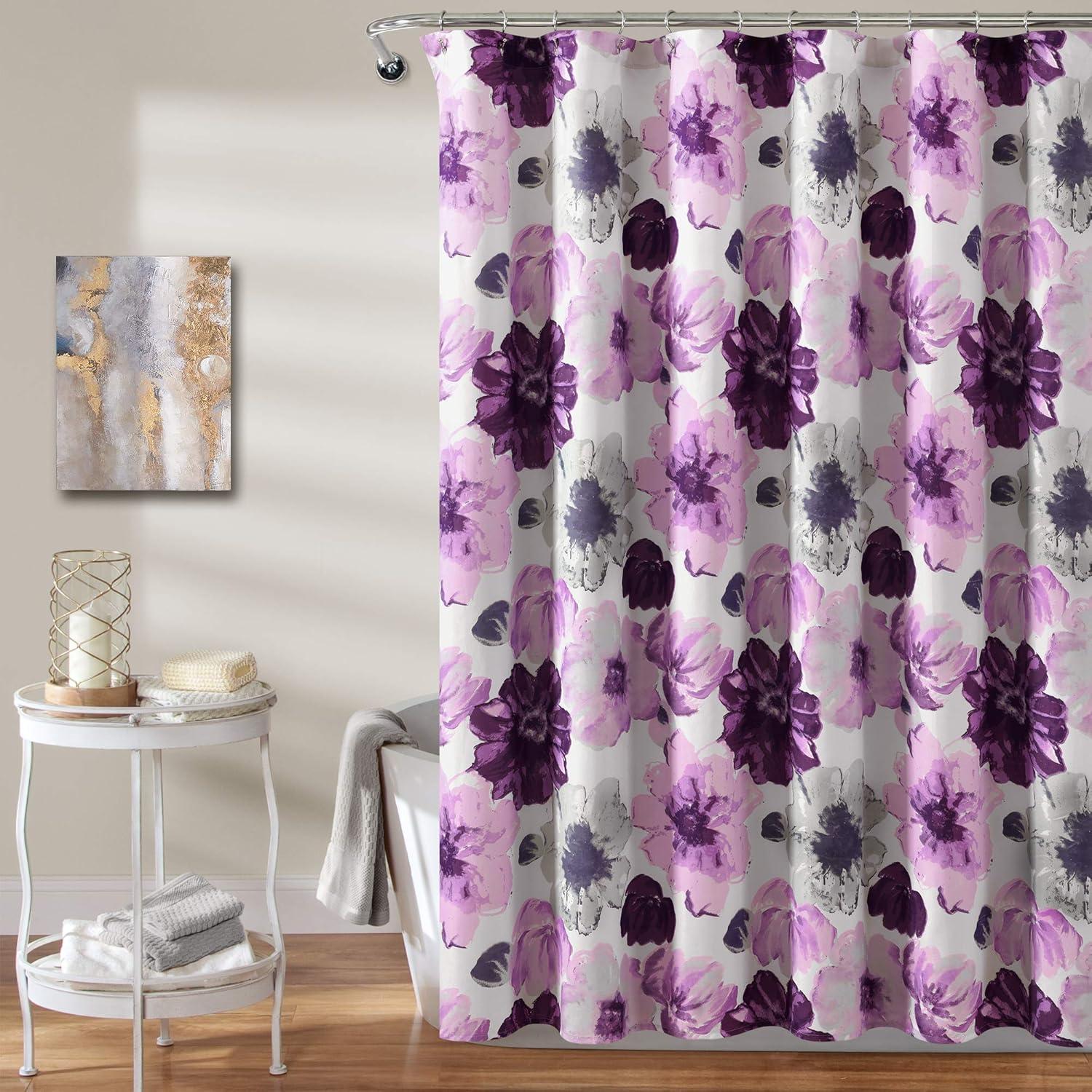 Torre & Tagus Leah Floral Shower Curtain