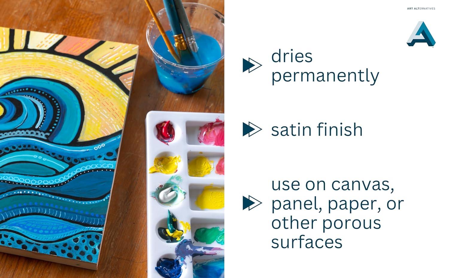 Art Alternatives Studio Acrylic, 6 Color Set