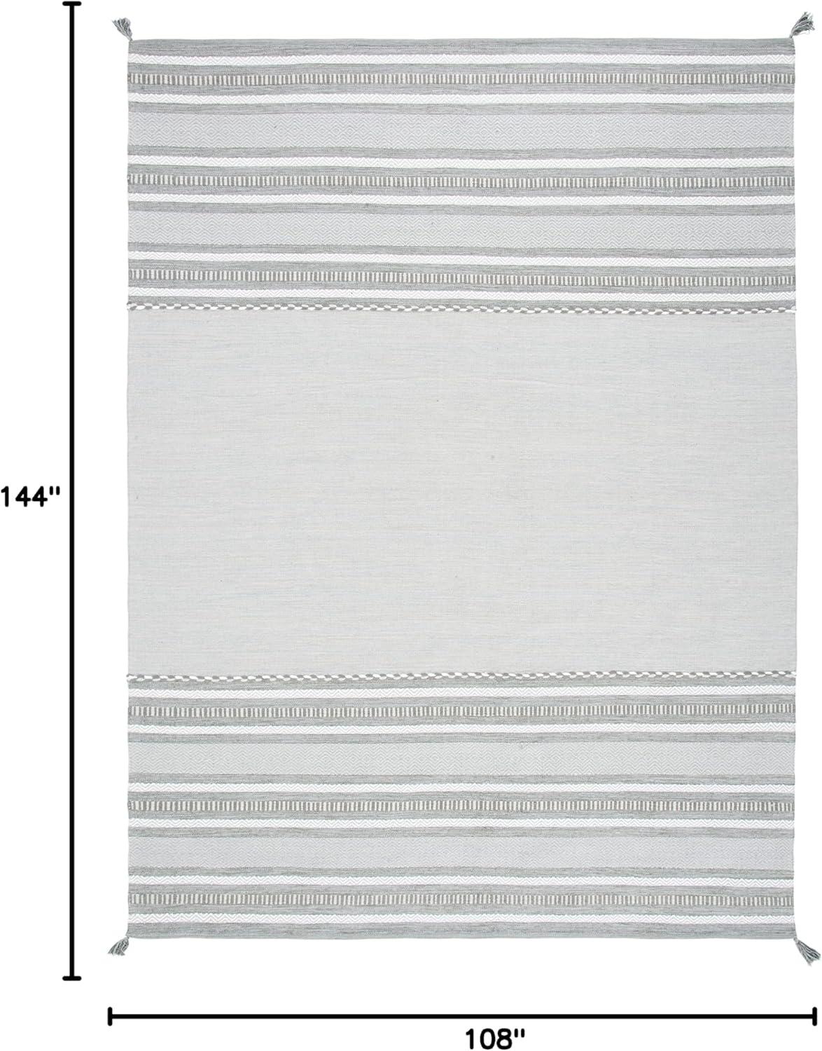 Montauk MTK215 Hand Woven Area Rug - Grey/Ivory - 8'9"x11'9" - Safavieh.