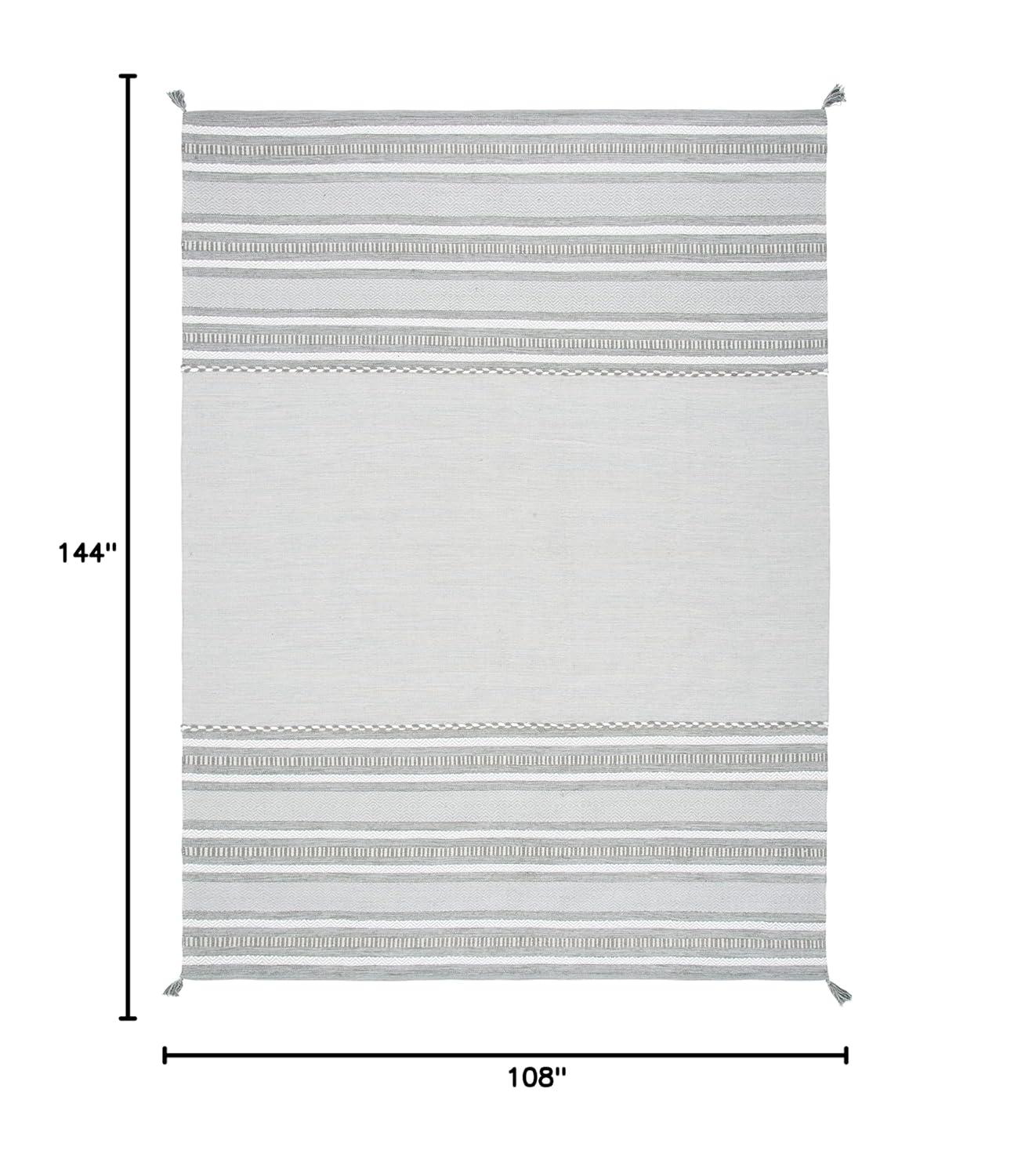 Montauk MTK215 Hand Woven Area Rug - Grey/Ivory - 8'9"x11'9" - Safavieh.