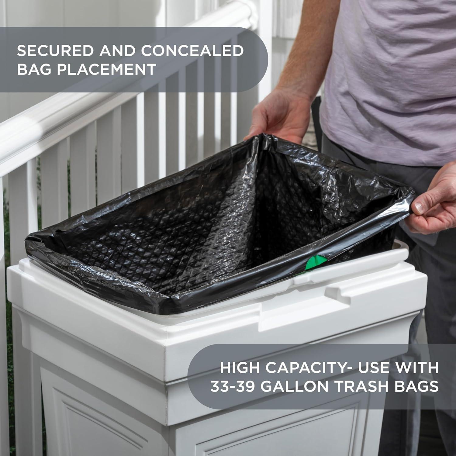 Step2 Step2 Atherton Patio 33 Gallon Trash Can