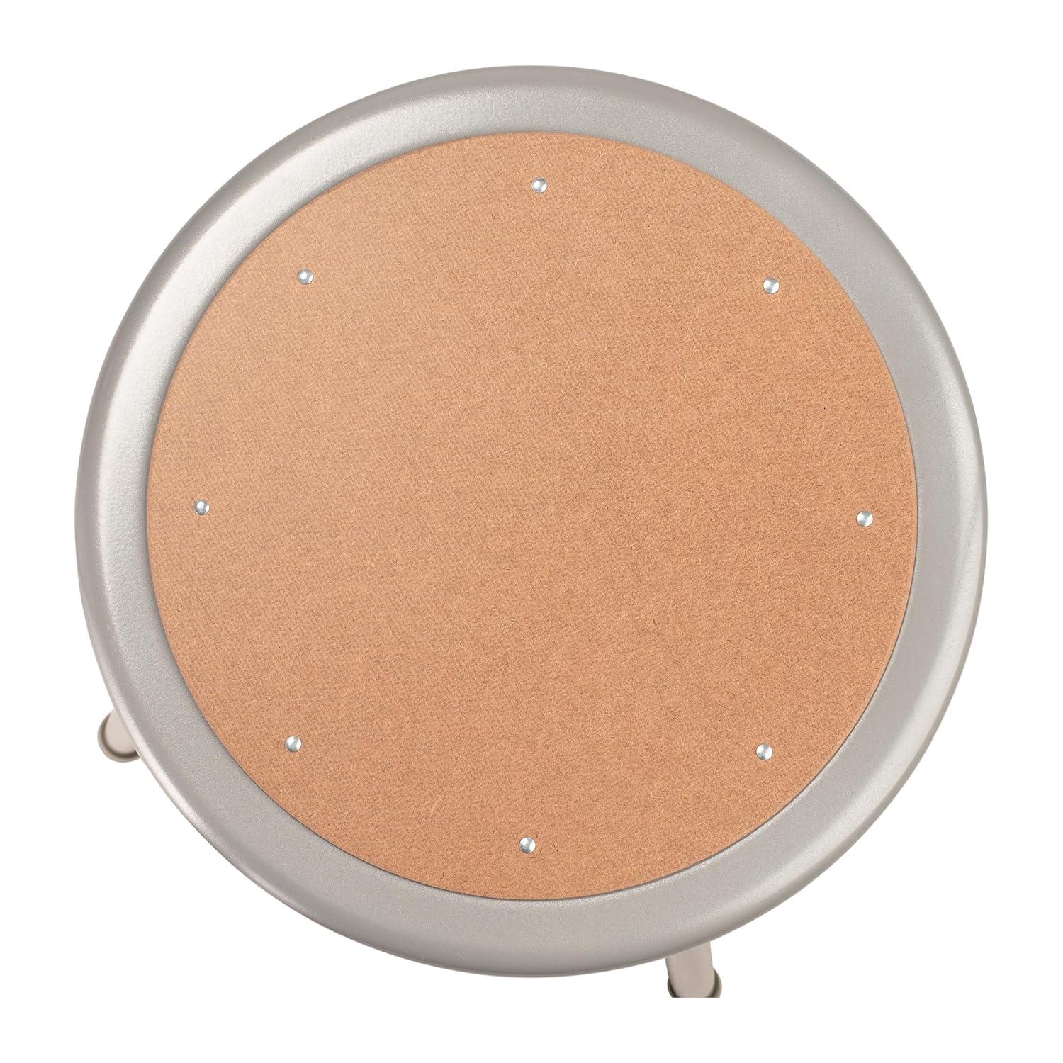 National Public Seating 6200 Series Height Adjustable Heavy Duty Steel Stool with Footring