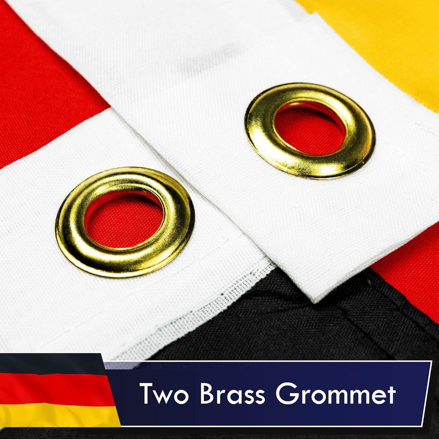 G128 - 3x5 ft Germany Flag Polyester with Brass Grommets