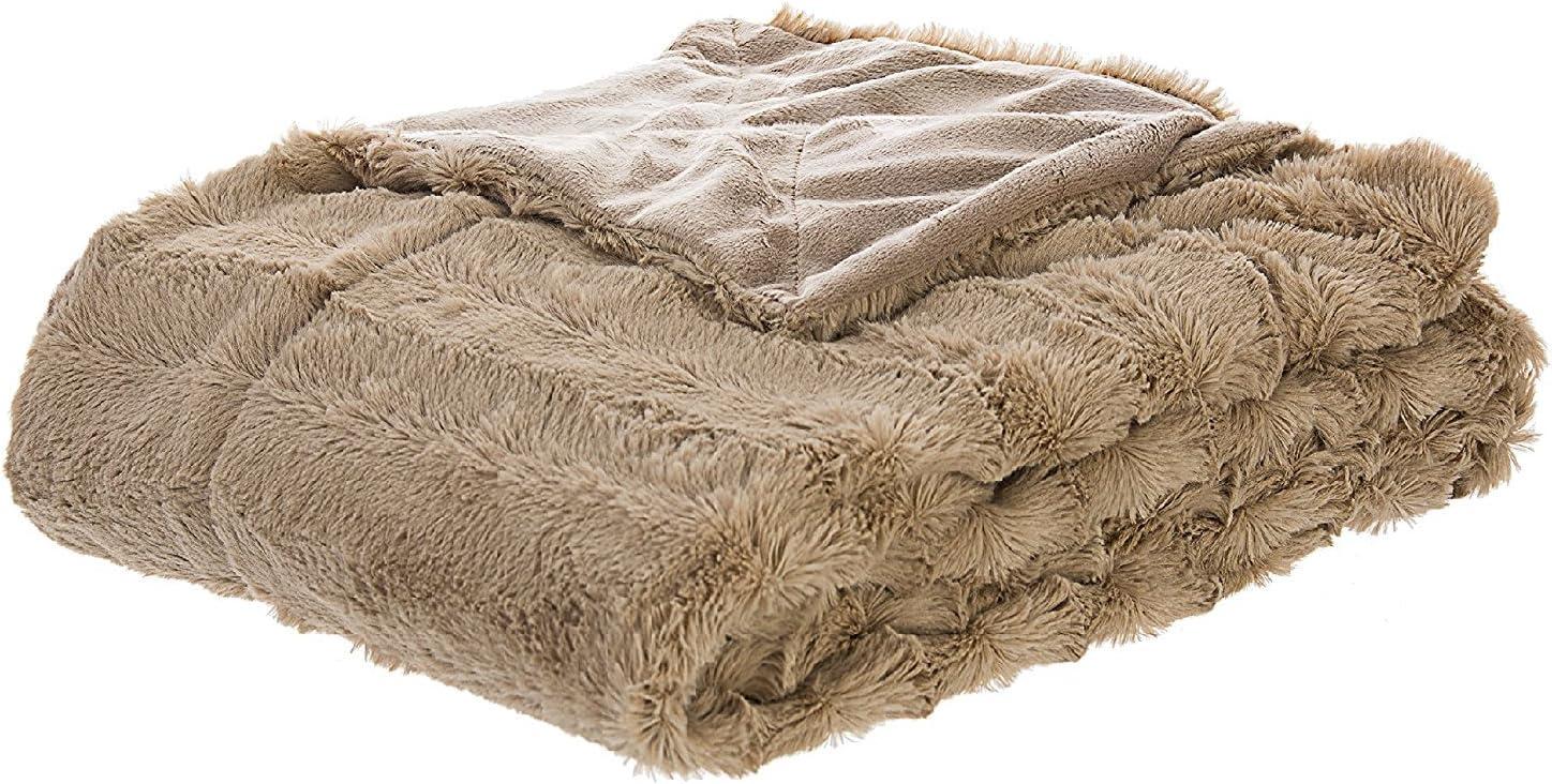 Cheer Collection Ultra Soft Faux Fur Throw Blanket