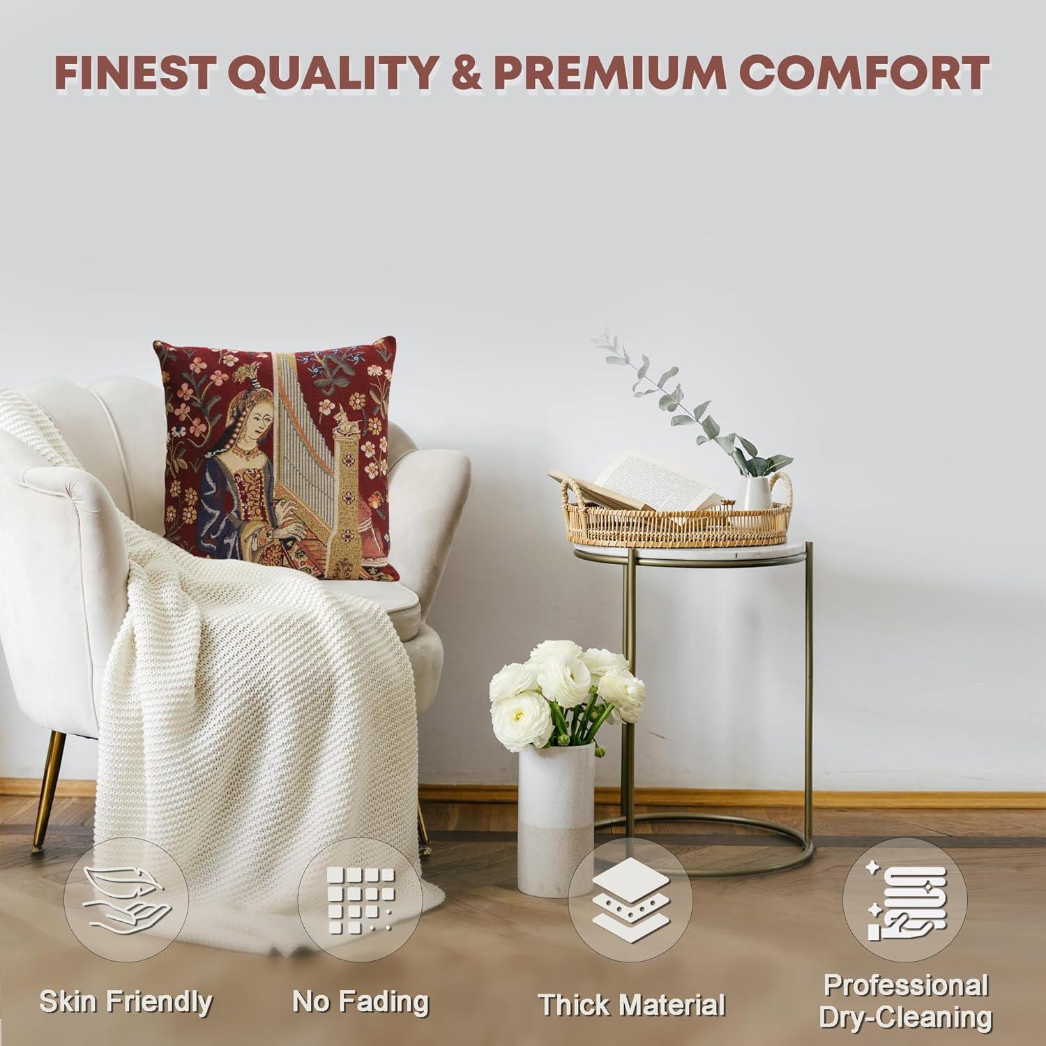 Charlotte Home Furnishings Animal Print Cotton Blend Pillow Cover