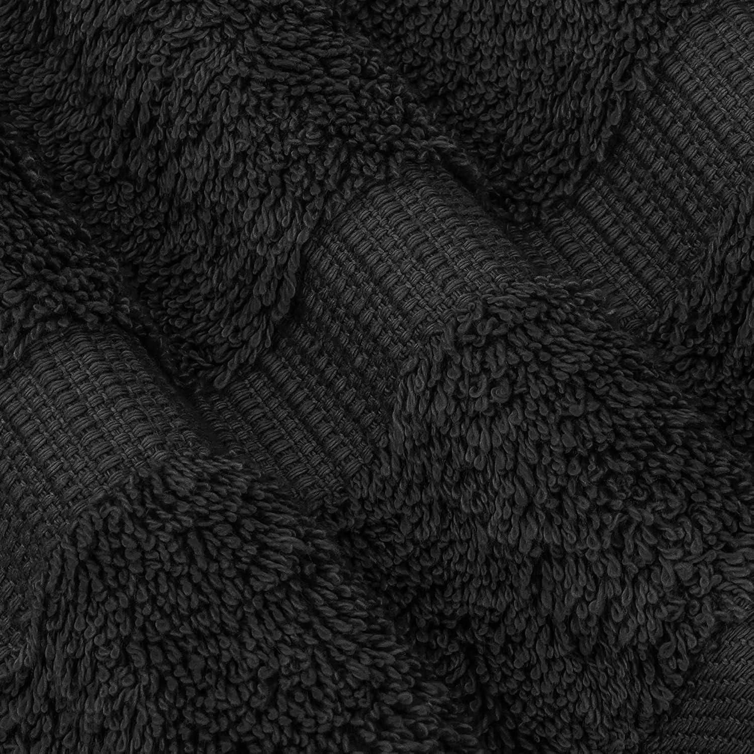 Chakir Turkish Linens 100% Cotton Premium Turkish Towels for Bathroom | 2 Bath Towels - 2 Hand Towels, 2 Washcloths (6-Piece Towel Set, Gray)