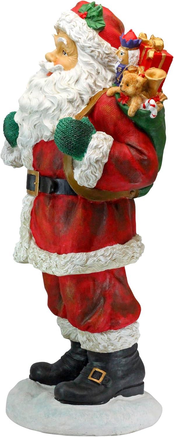 Design Toscano A Visit from Santa Claus Holiday Statue