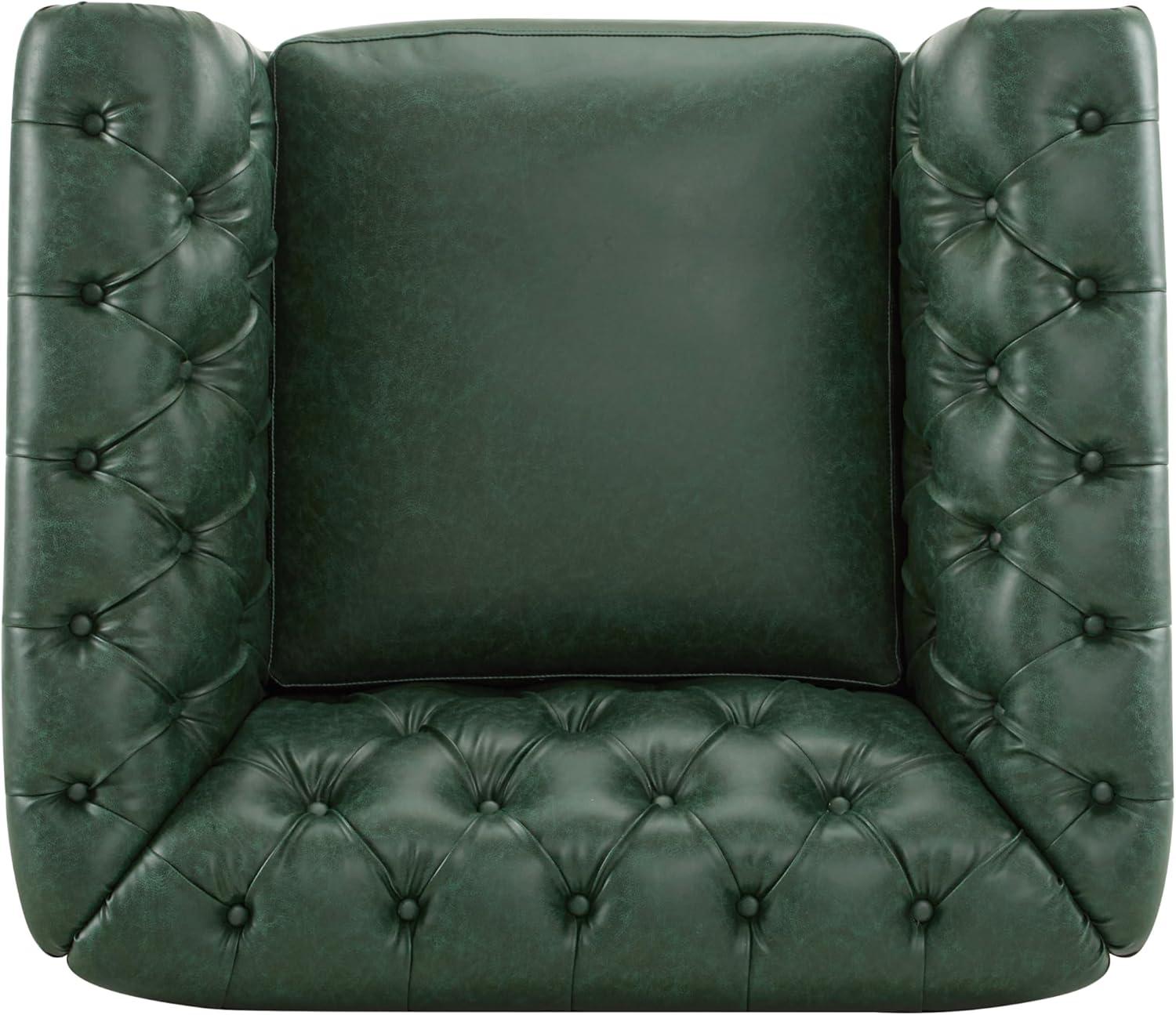 Christopher Knight Home Lawrence Chesterfield Upholstered Swivel Club Chair
