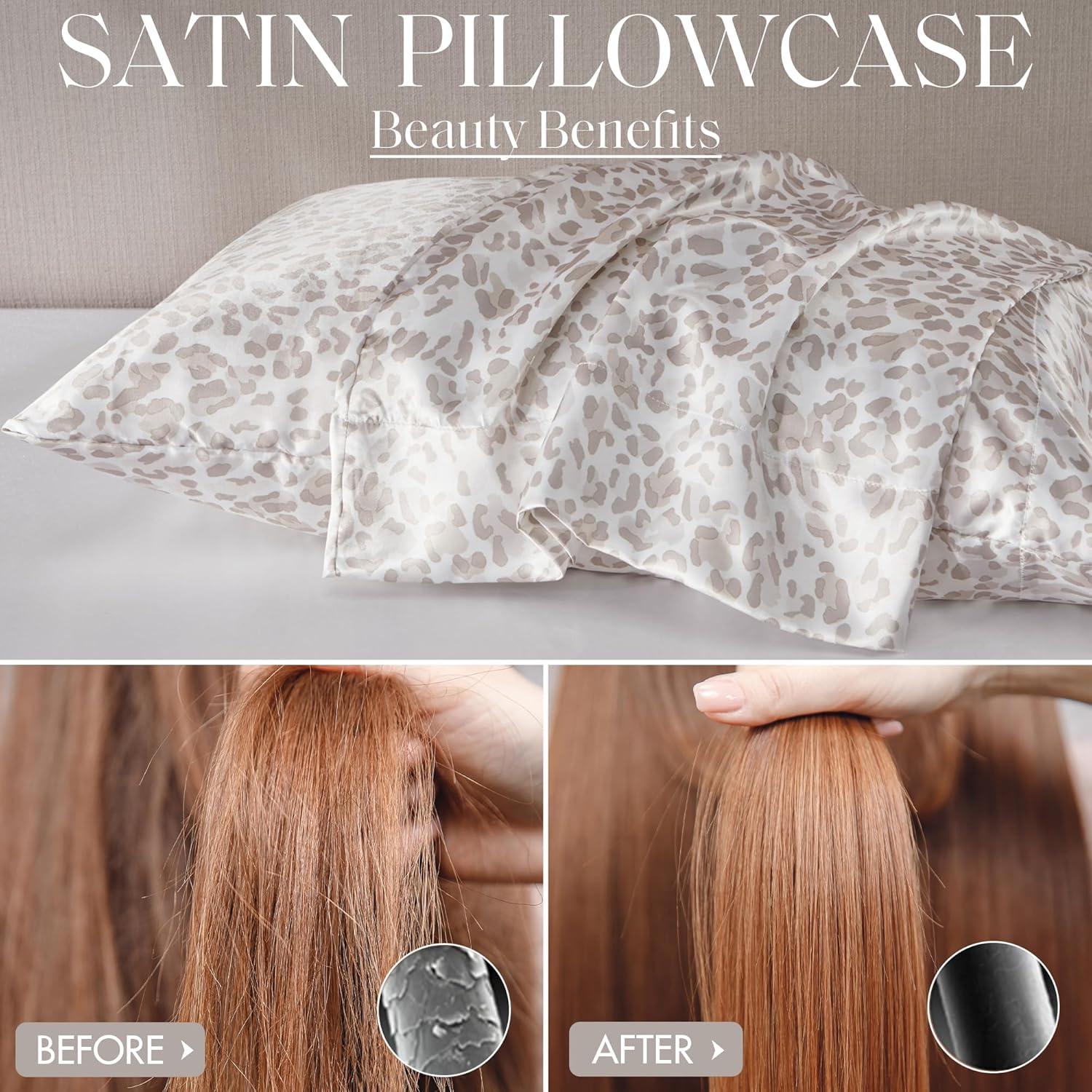 Madison Park Essentials Satin Luxury 2PC Pillowcases (Set of 2)