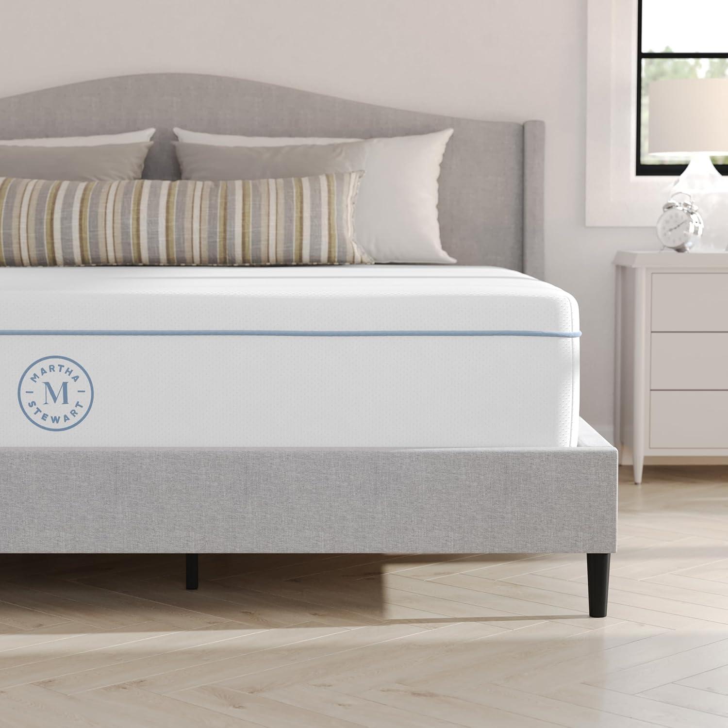 King 12" White Innerspring Gel Memory Foam Adjustable Bed