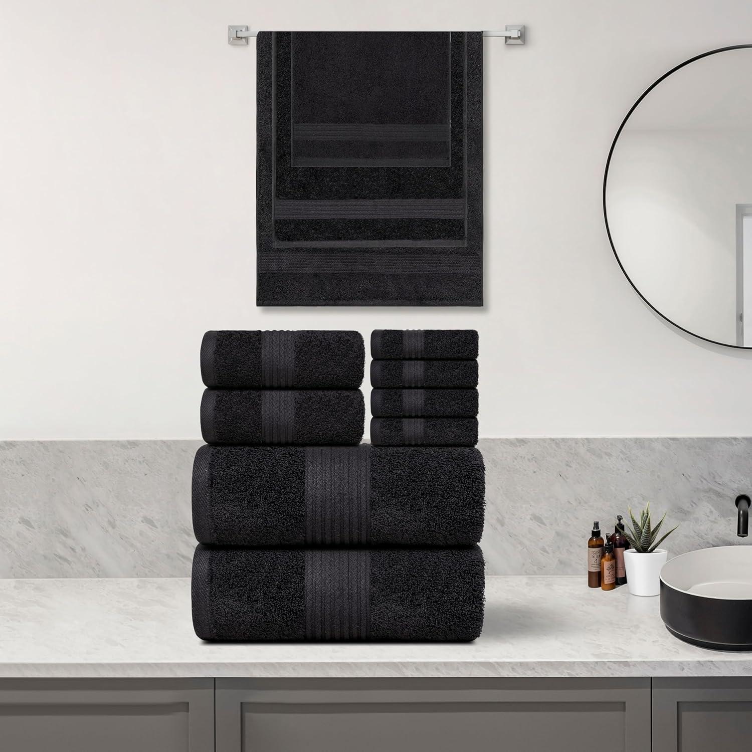 Madison Park Signature 800GSM Ultra-Soft 100% Cotton Absorbent Towel Set