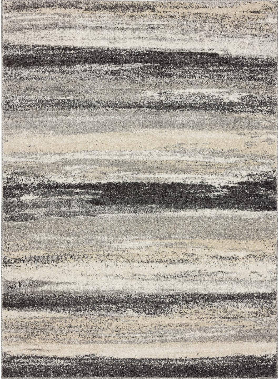 Luxe Weavers Abstract Stripe Area Rug