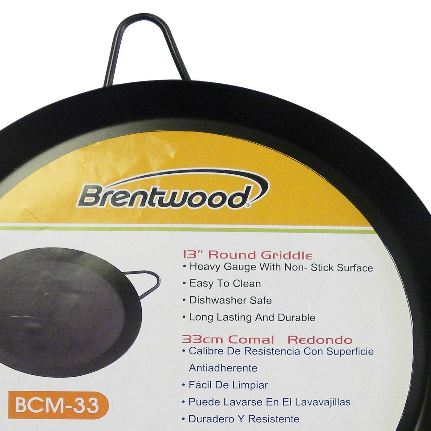 Brentwood Non-Stick Carbon Steel Griddle
