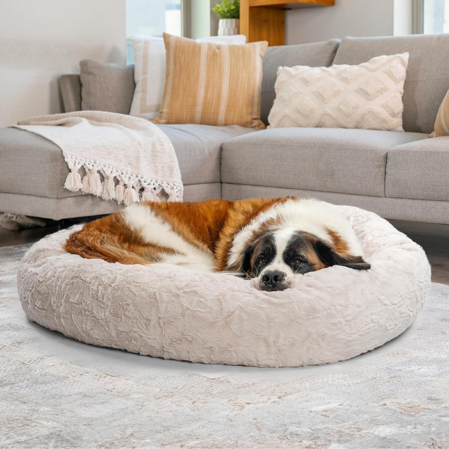 Best Friends By Sheri Best Friends by Sheri Bundle The Original Calming Lux Donut Cuddler Pet Bed/Throw