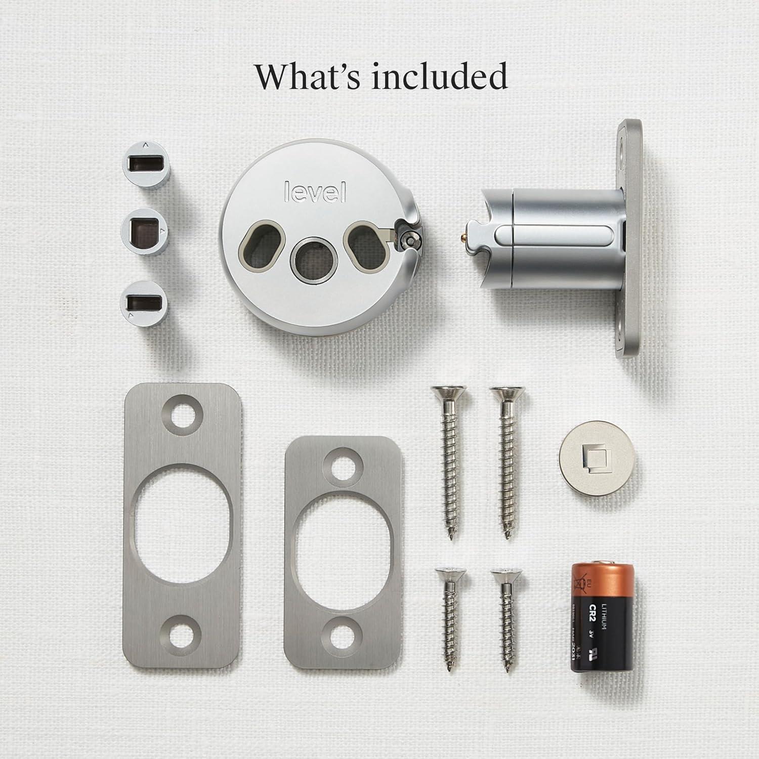 Level Level Bolt Connect Wi-Fi and Bluetooth Retrofit Smart Deadbolt with App, and Voice Assistant Access