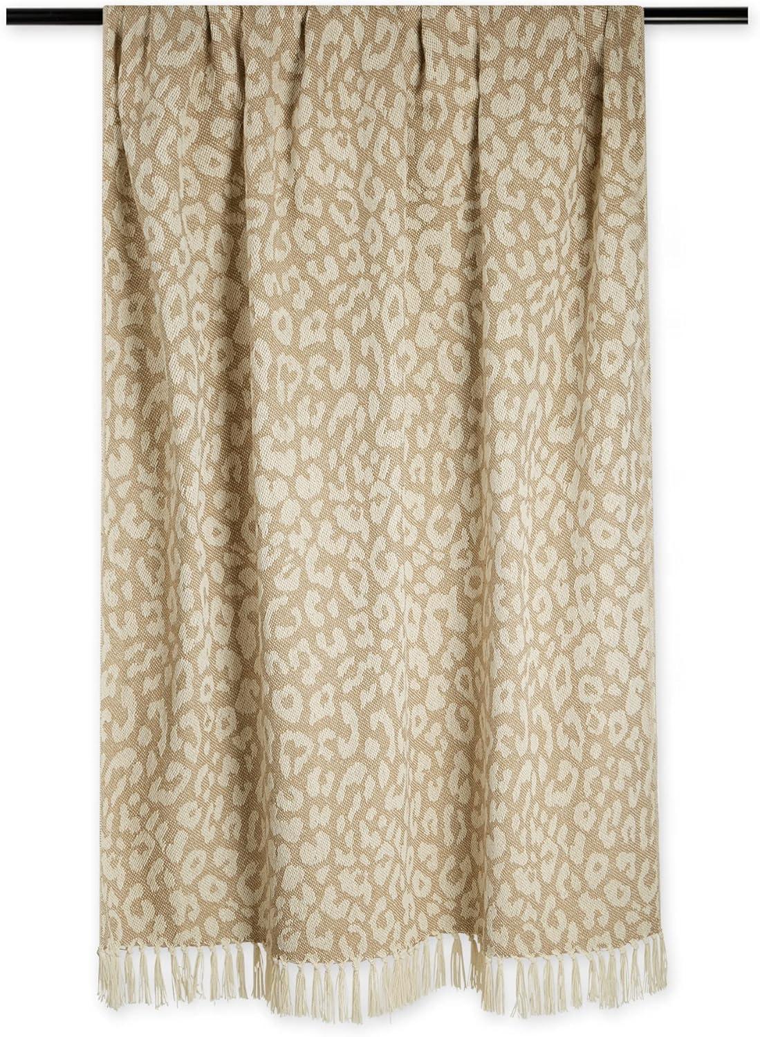 Leopard Print Throw - Design Imports