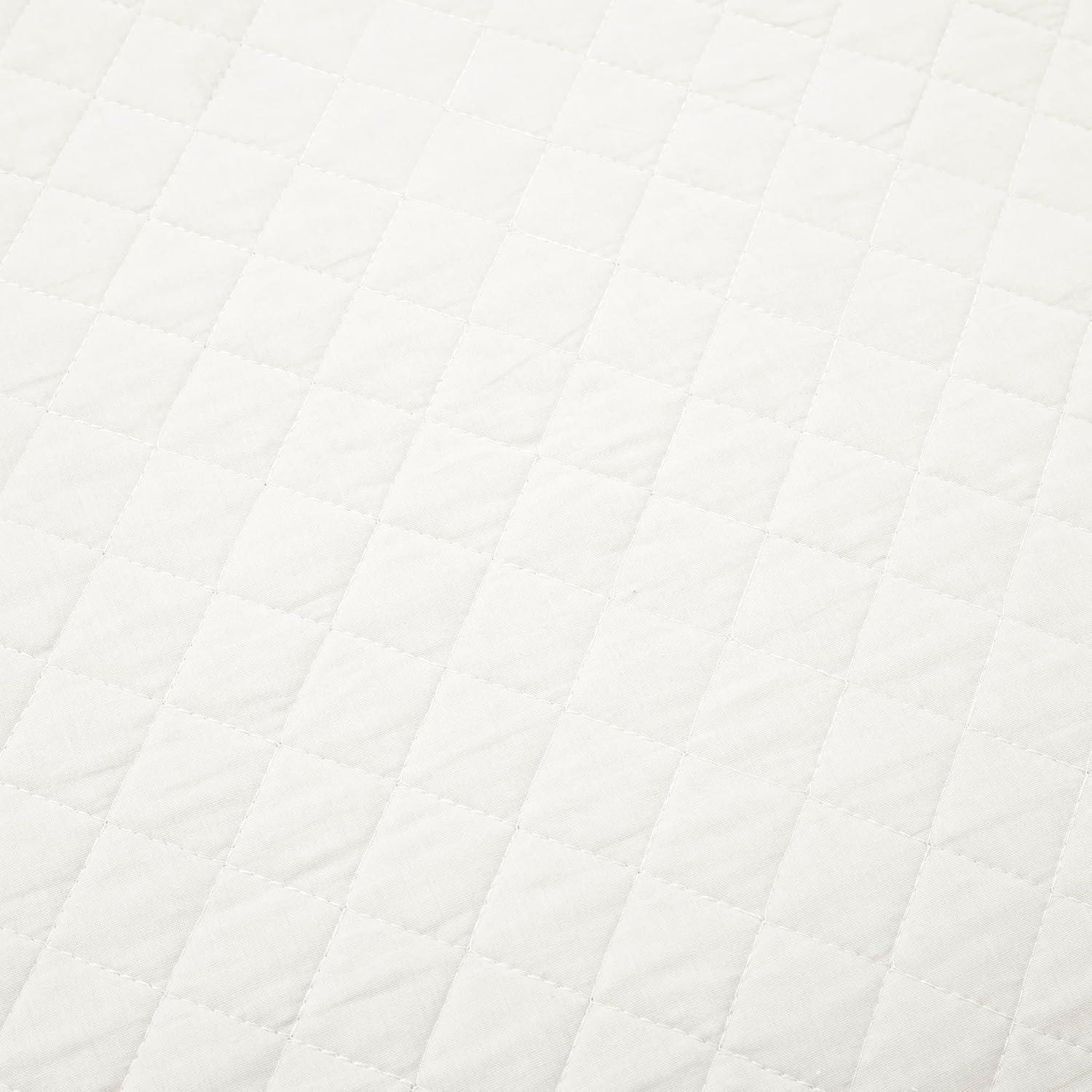 Lush Decor Ava Diamond Oversized Cotton Quilt White 3Pc Set Cal King