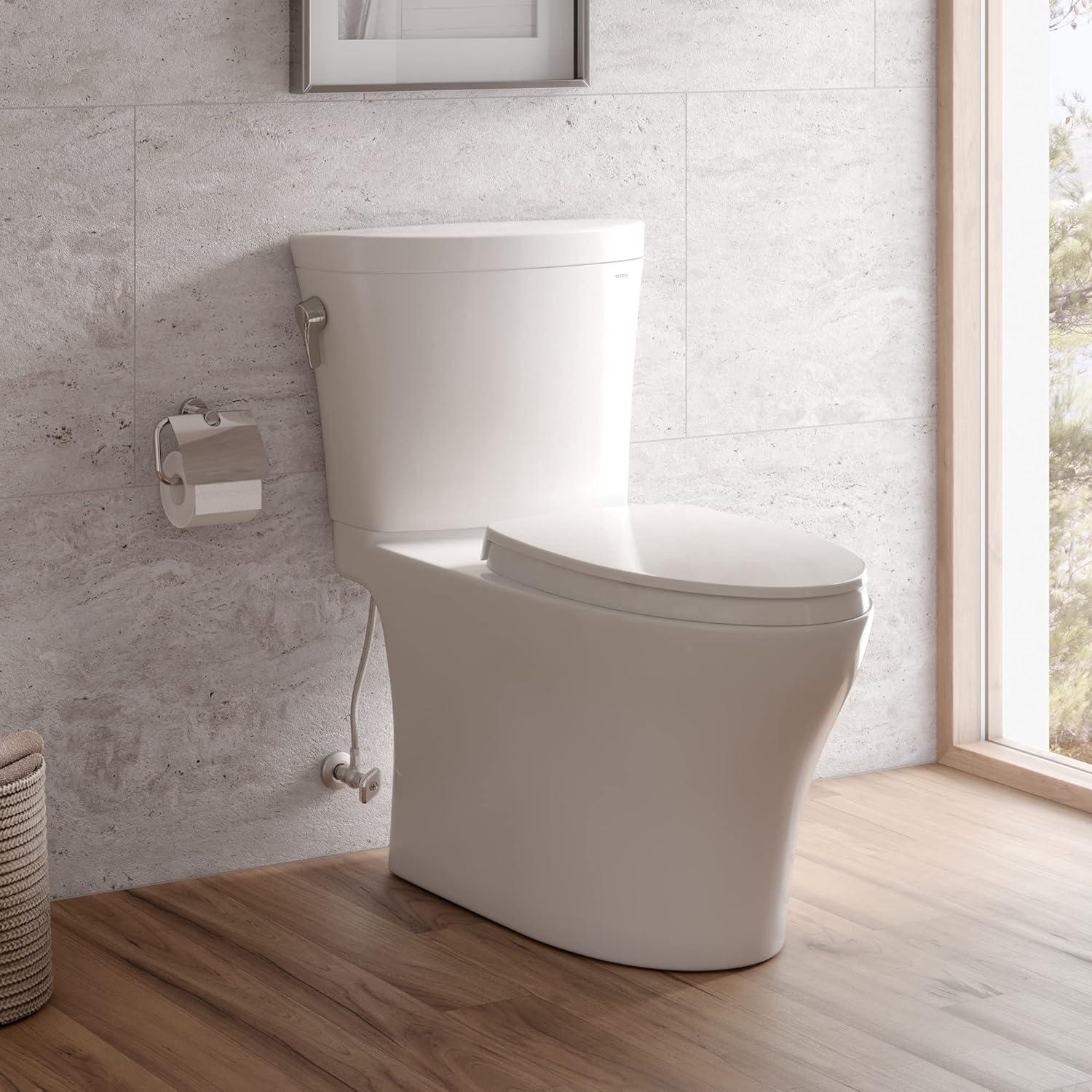 Aquia® Dual-Flush Elongated Two-Piece Toilet with Tornado Flush (Seat Included)