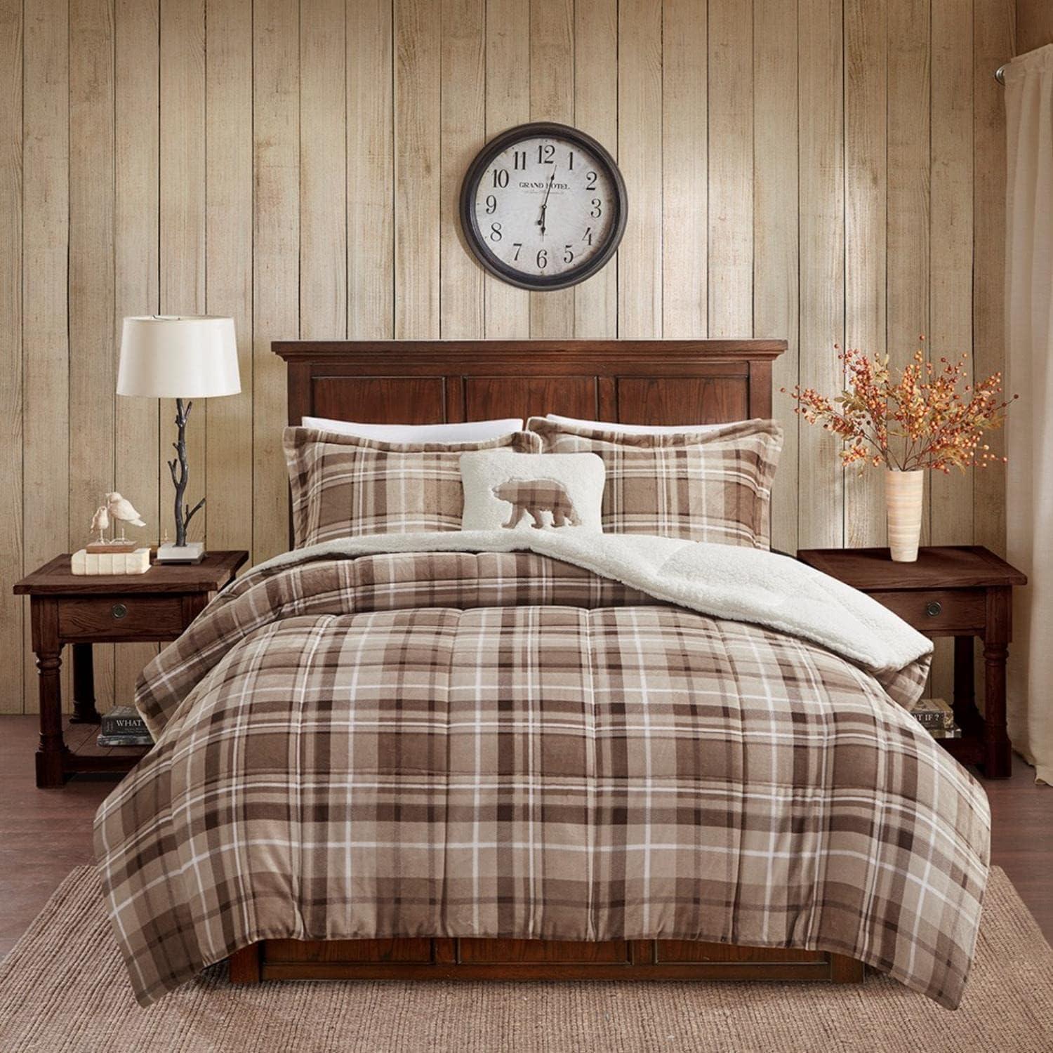 Woolrich Alton Plush to Faux Shearling Down Alternative Comforter Set